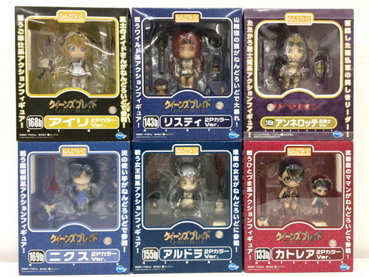 f107*120 未開封 ねんどろいど クイーンズブレイド アイリ ほか 6種セット グッスマ ねんどろいど