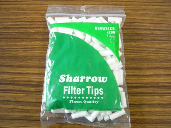 Sharrow ロングフィルター メンソール φ7×20mm 10袋 送料370円