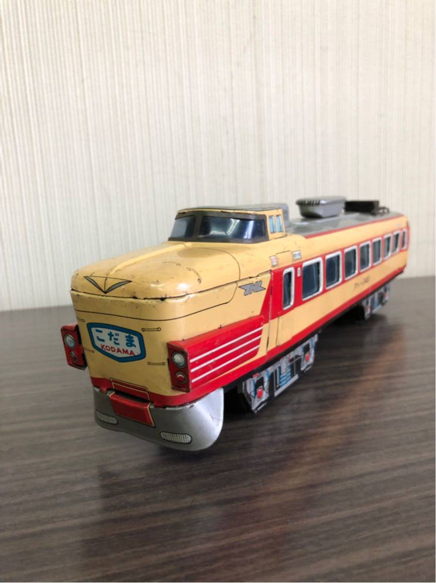  昭和30年代 ブリキ こだま 電車 メーカー不明 当時物 フリクション 全長約40センチ(鉄道)｜売買されたオークション情報、yahooの商品情報をアーカイブ公開 - オークファン 鉄道