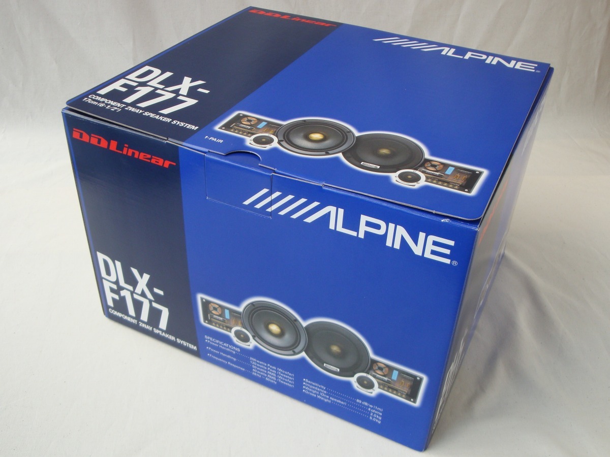 ALPINE アルパイン DLX-F17W DLX-F177 DDLinear 17cm Network Passive
