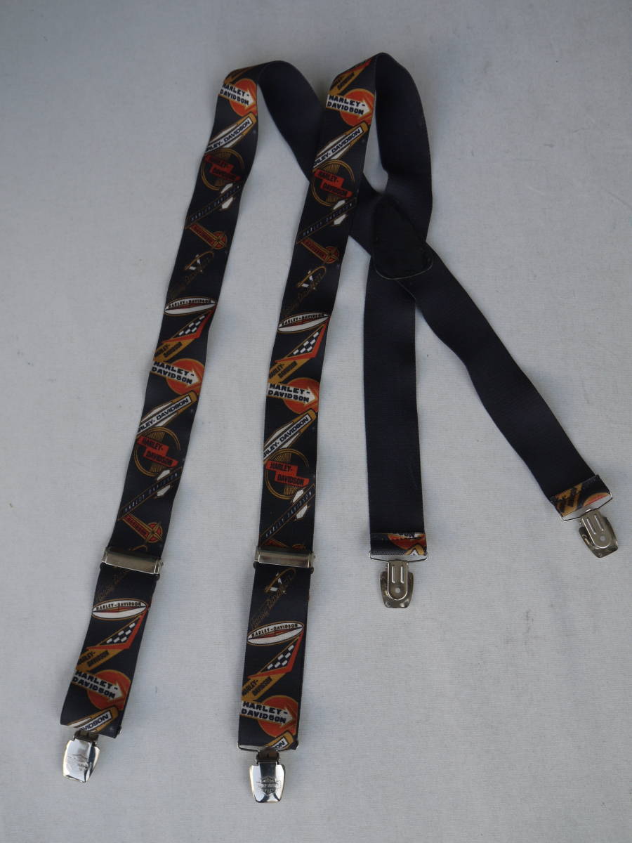 HARLEY DAVIDSON VTG SUSPENDERS ハーレー ダビットソン サスペンダー