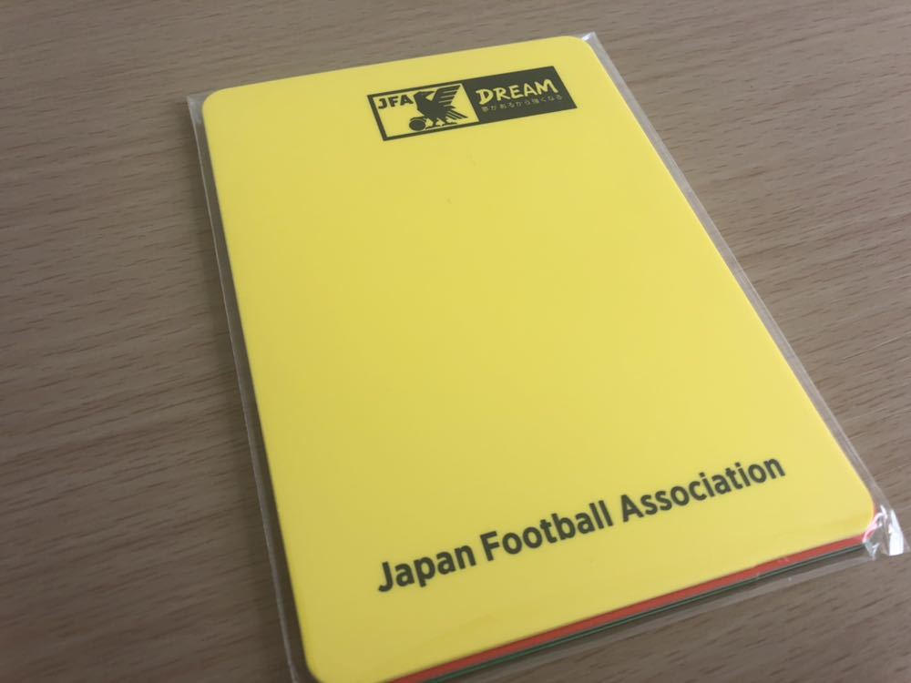 サッカー フットサル 審判 イエローカード レッドカード グリーンカード 3種類セット_1
