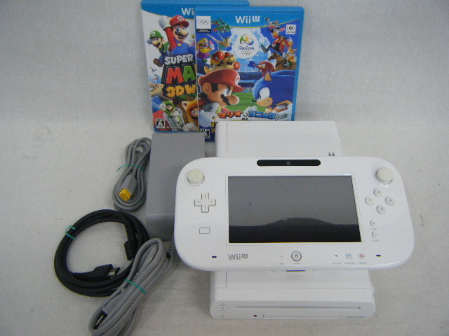 Wii 191 ニンテンドー Wii U 32GB シロ 本体 HDMIケーブル・おまけ