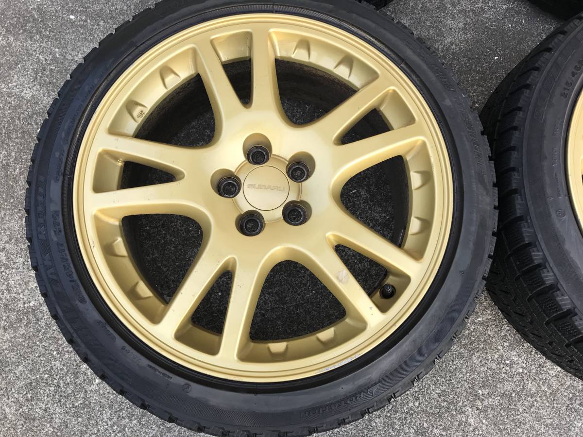 スバル インプレッサ WRX STI(GDB-C) 純正ホイール 17インチ 「7.5J/+