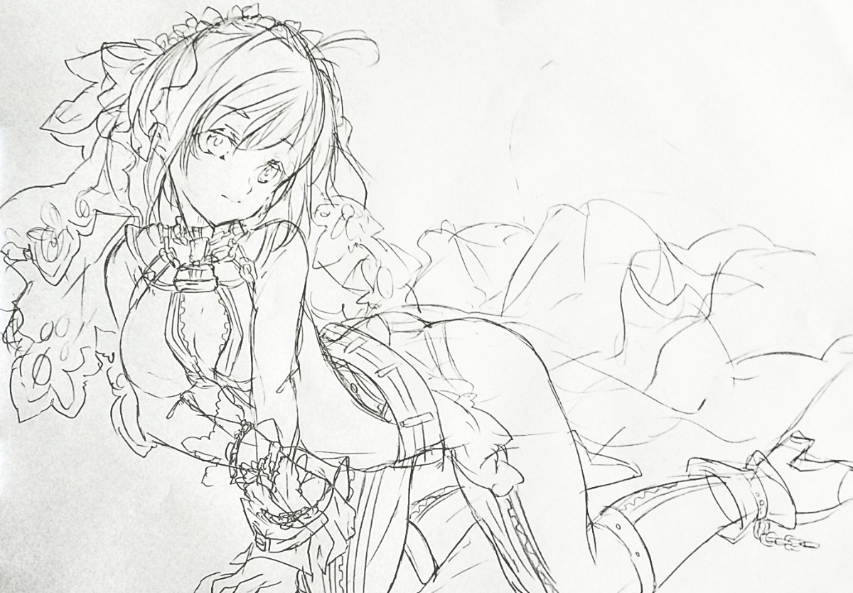 同人手描きfate Extra Ccc セイバー ブライド 水彩 ラフ画付き 手描きイラスト 売買されたオークション情報 Yahooの商品情報をアーカイブ公開 オークファン Aucfan Com