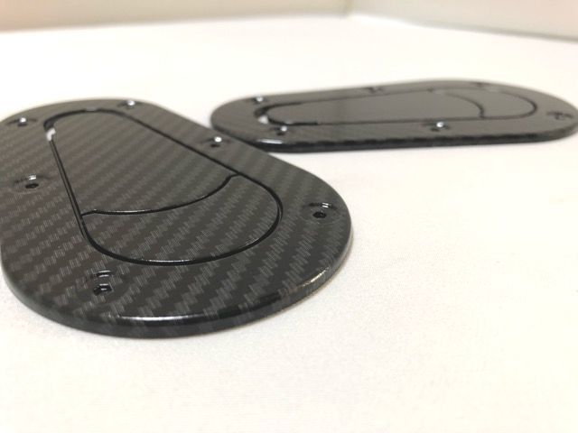 汎用ダミーエアロキャッチ ダミーボンネットピン フィクシングプレート 2枚入り エアロ フェンダー ボンネット ボンピン ドレスアップ FRP_4