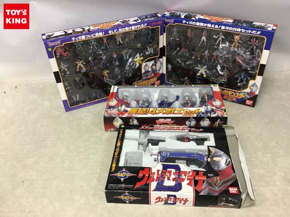 ウルトラマン ティガモンスター超全集、集結!4大戦士セット 他 C