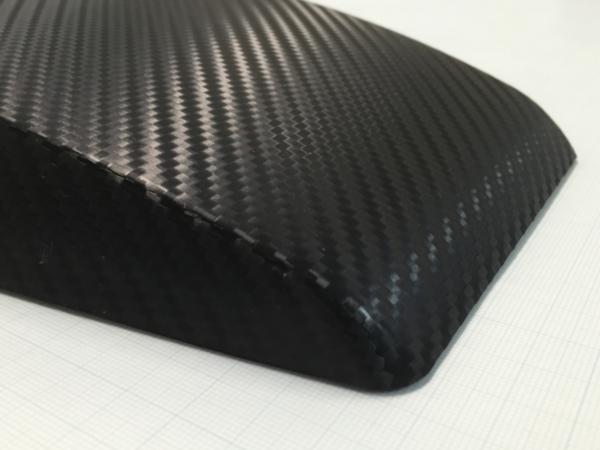 汎用ダミーエアースクープ インテーク ボンネットダクト カーボンルック ボンネットに! ルーフに! ワンポイントドレスアップ!_2