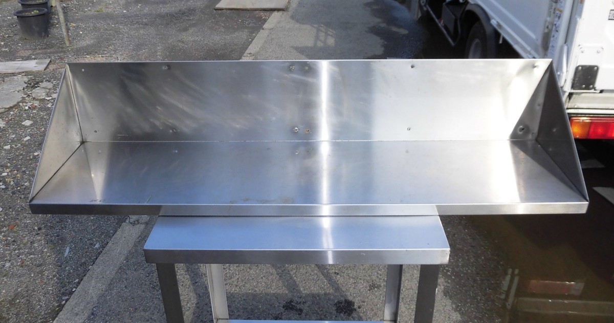 タニコー 平棚 幅1200×奥300×高250mm 吊り棚 ステンレス 業務用 厨房用 店舗用 壁掛け棚 食器棚 陳列棚 ステンレス棚 　MT1903051508