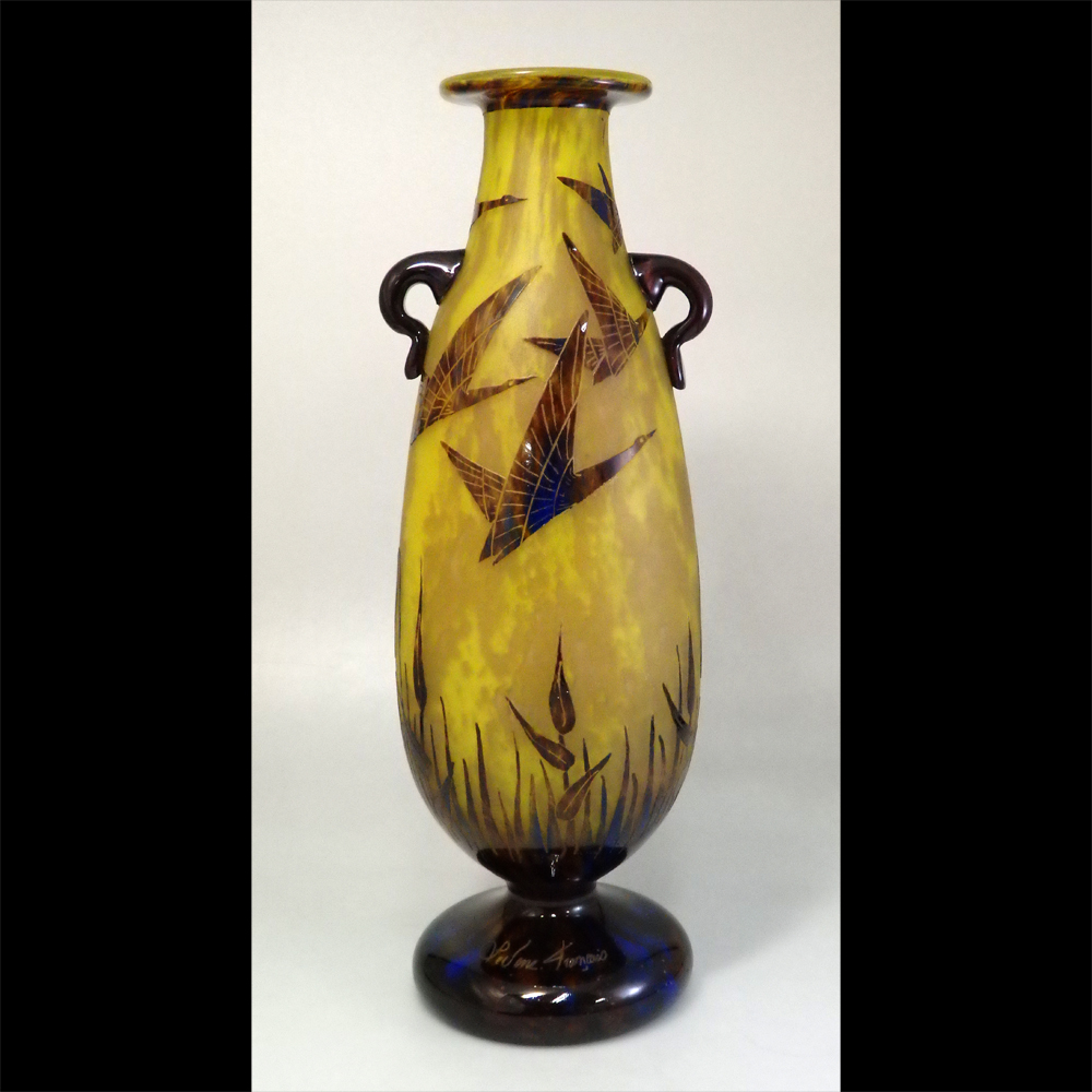☆ 1920年代 Schneider Le Verre Francais シュナイダー兄弟 フラワー