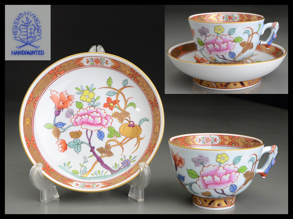 □豪華【Herend ヘレンド HANDPAINTED ハンドペイント 手描き