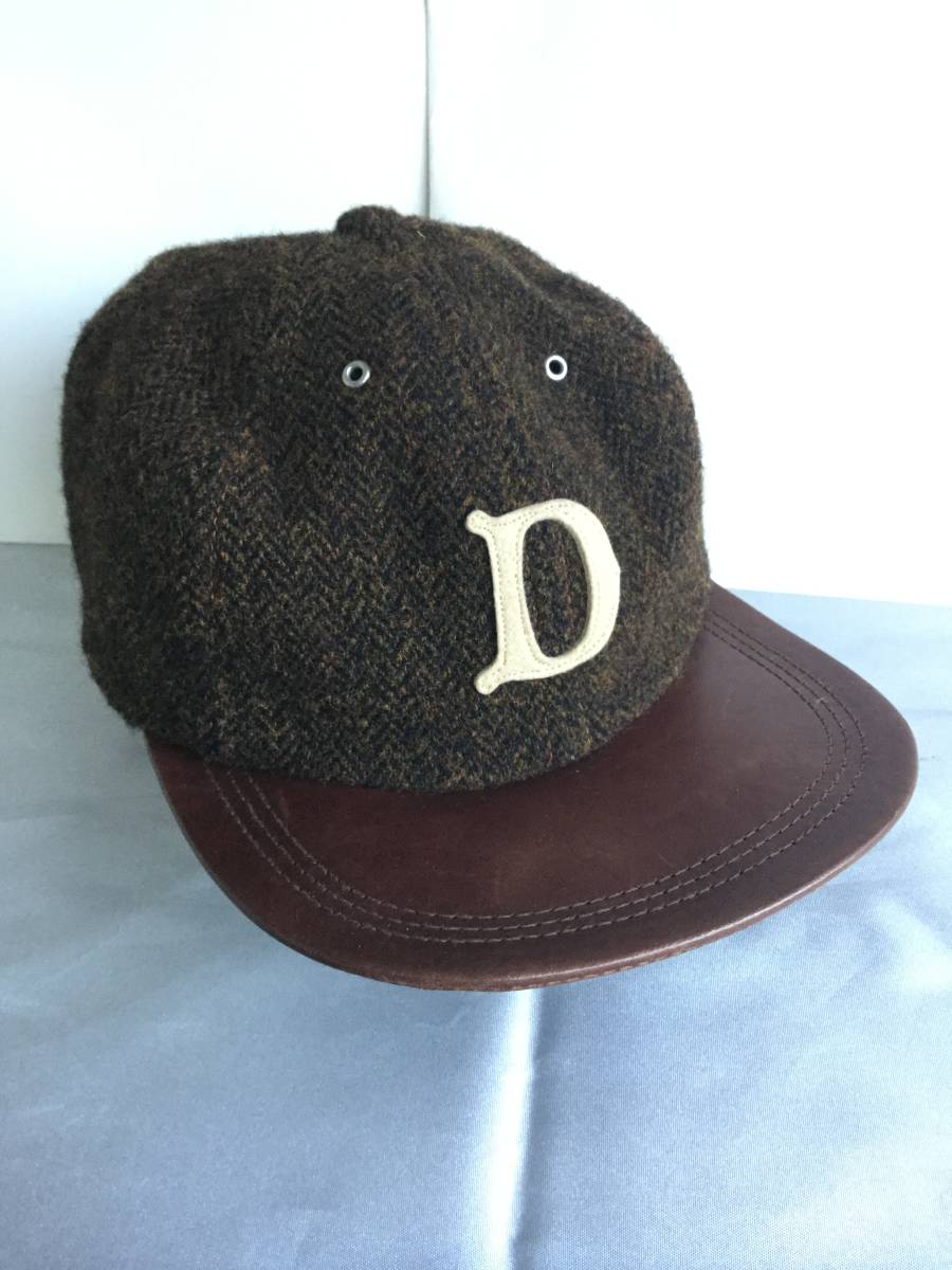 ドックアンドコーバケットハット THE H.W.DOG&CO. THE H.W. DOG&CO/ドッグアンドコー レザーウールキャップ/茶色/帽子