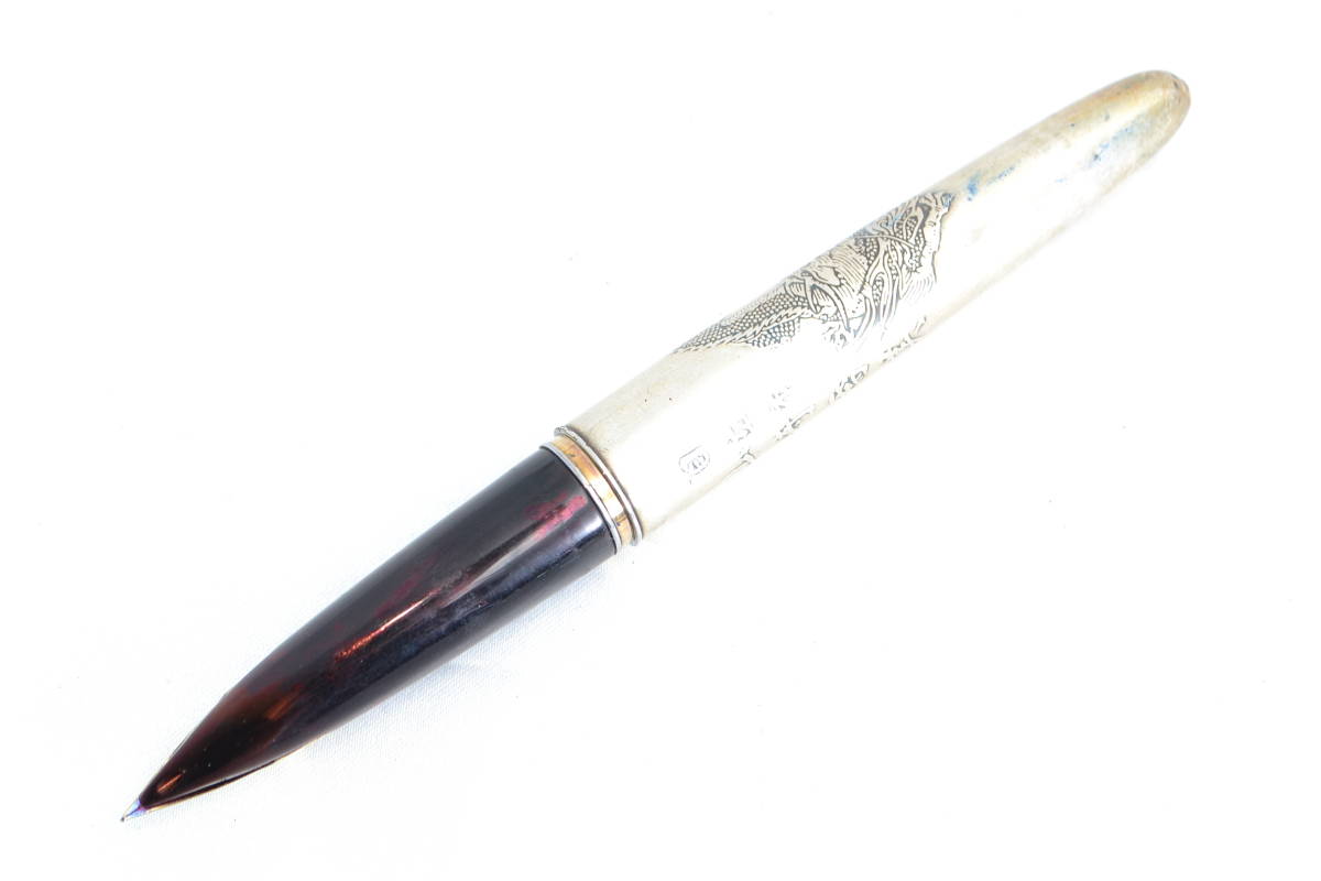 ②☆★PILOT CUSTOM パイロットカスタム STERLING SILVER 18K-750 T172 万年筆★☆