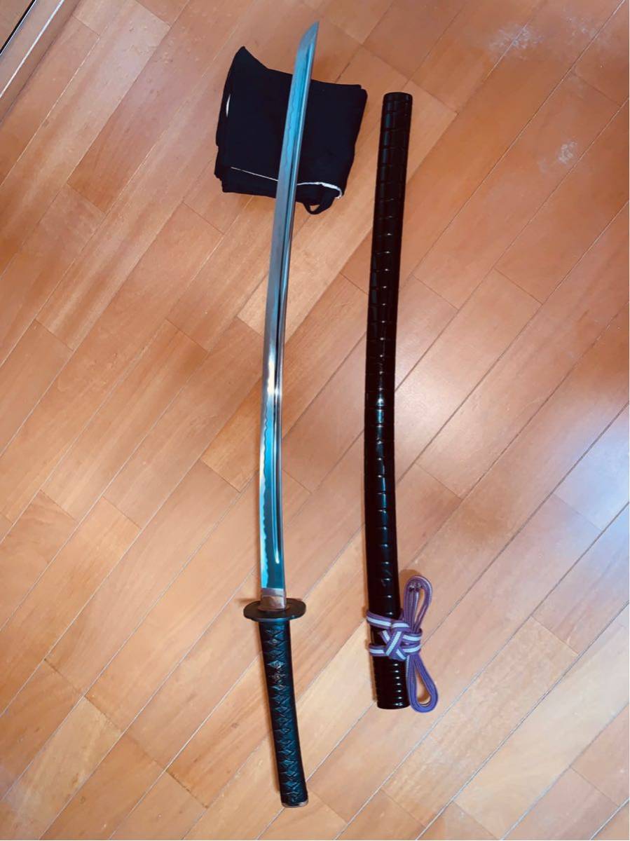 新作，限定セール 居合練習刀 本鮫 竹図鉄製鍔 半千段印籠鞘(模造刀)｜売買されたオークション情報、yahooの商品情報をアーカイブ公開 - オークファン 模造刀