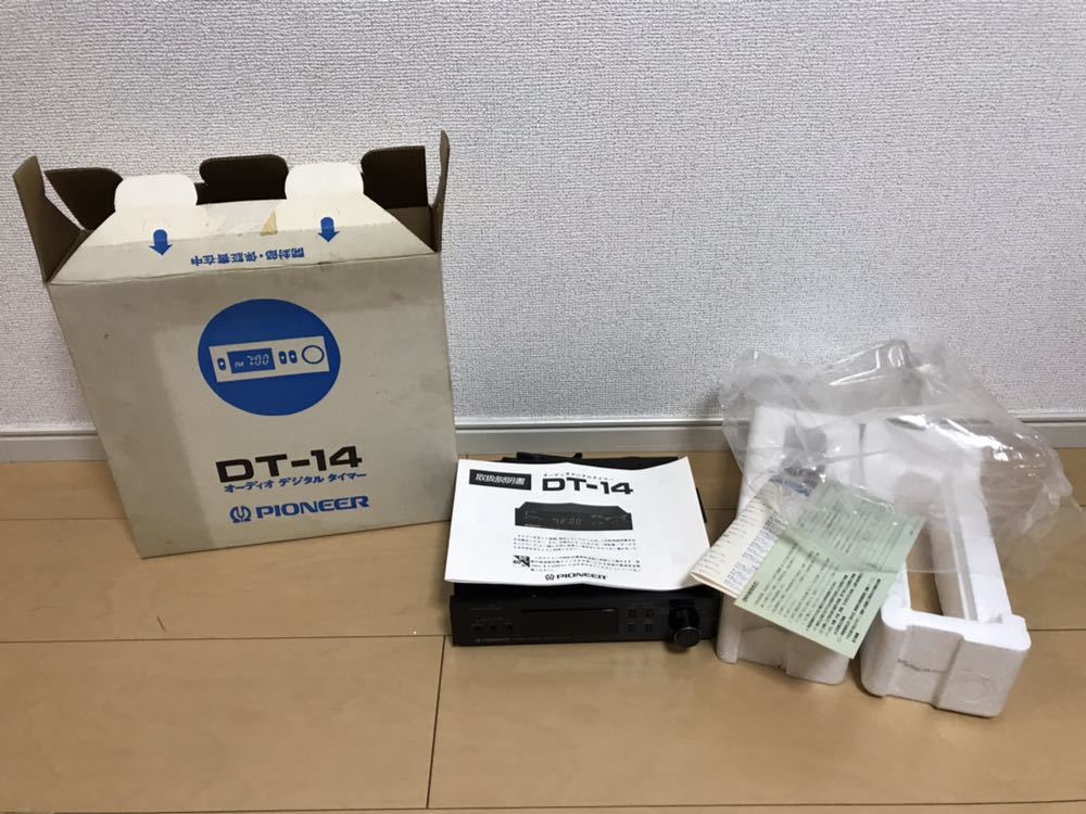 S1235 Pioneer DT-14 オーディオデジタルタイマー 未使用 新品 