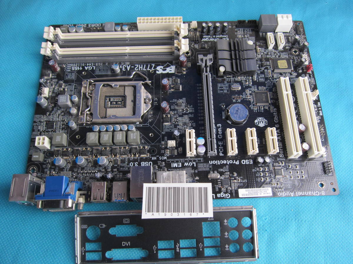 A1903167☆ ECS / マザーボード / Z77H2-A3 / ソケット：LGA1155