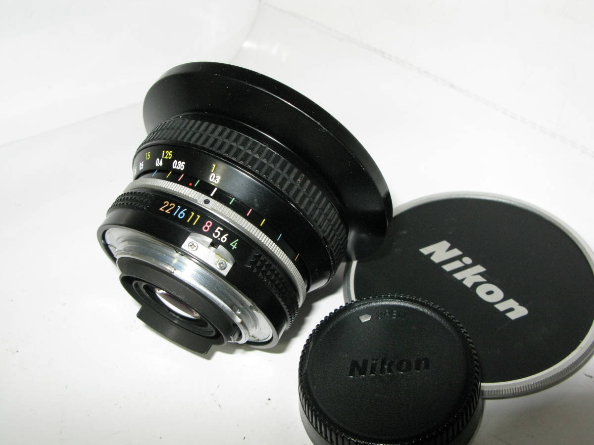 完品フルセット ニッコール Nikkor 18mm f4 超広角レンズ Ai改 完品フル
