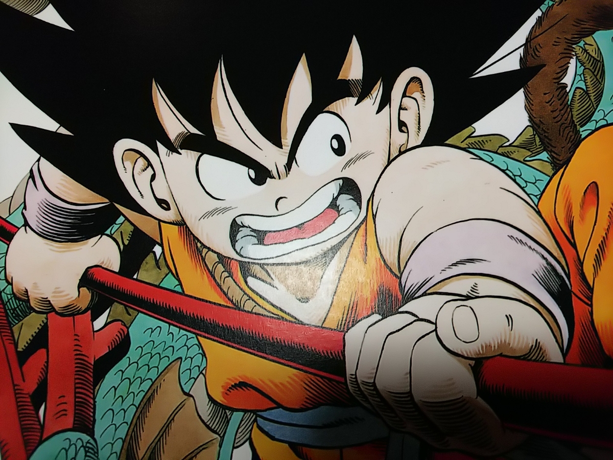ドラゴンボール 複製原画 ミニポスター 鳥山明の世界展 G 孫悟空 封筒