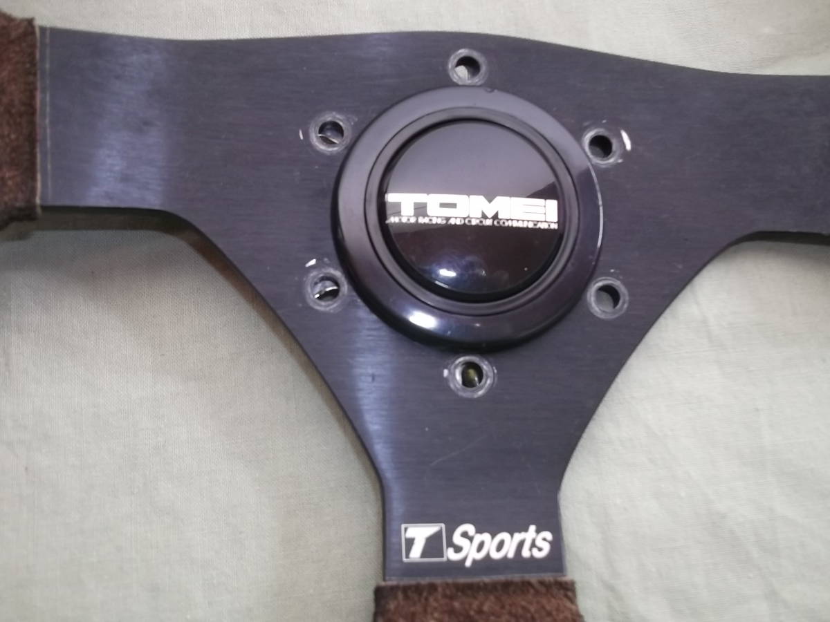TOMEI ステアリング 3スポーク POWERED 当時物 東名 パワード ブラック