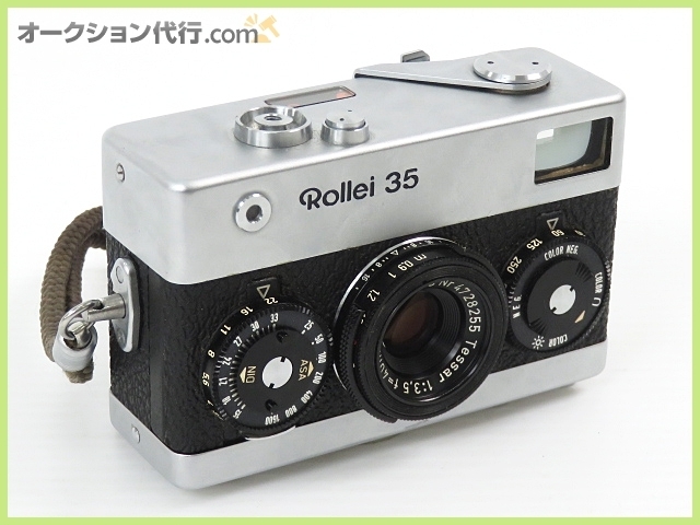 ローライ コンパクトフィルムカメラ Rollei 35 レンズ Tessar F3.5 40mm 単焦点 レンジファインダー ジャンク