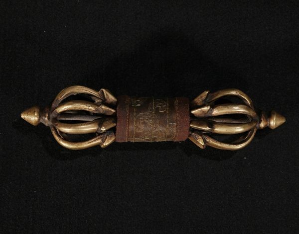  古董品 法器 唐物 中国古美術 明時代 古銅製 塗金 藏傳佛教金剛杵 密教 仏教 置物 擺件 賞物(その他)｜売買されたオークション情報、yahooの商品情報をアーカイブ公開 - オークファン その他