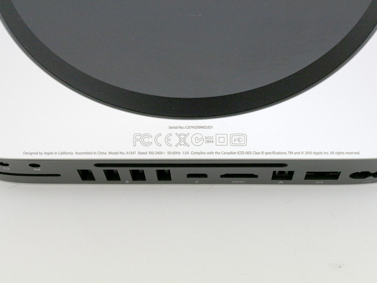 1円～ Apple Mac mini（Mid 2011）MC916J/A（A1347）◆2.5GHz Corei5/16GB/HDD500GB/Radeon HD 6630M/OS X Lion◆動作確認・初期化済_4