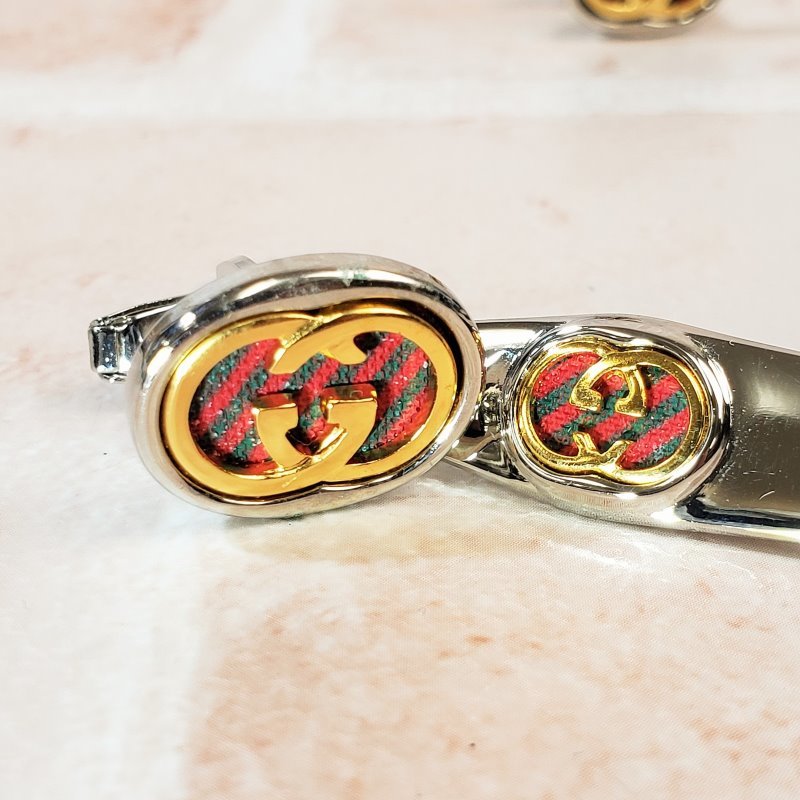 オールド GUCCI ネクタイピン カフスボタン グッチ ヴィンテージ