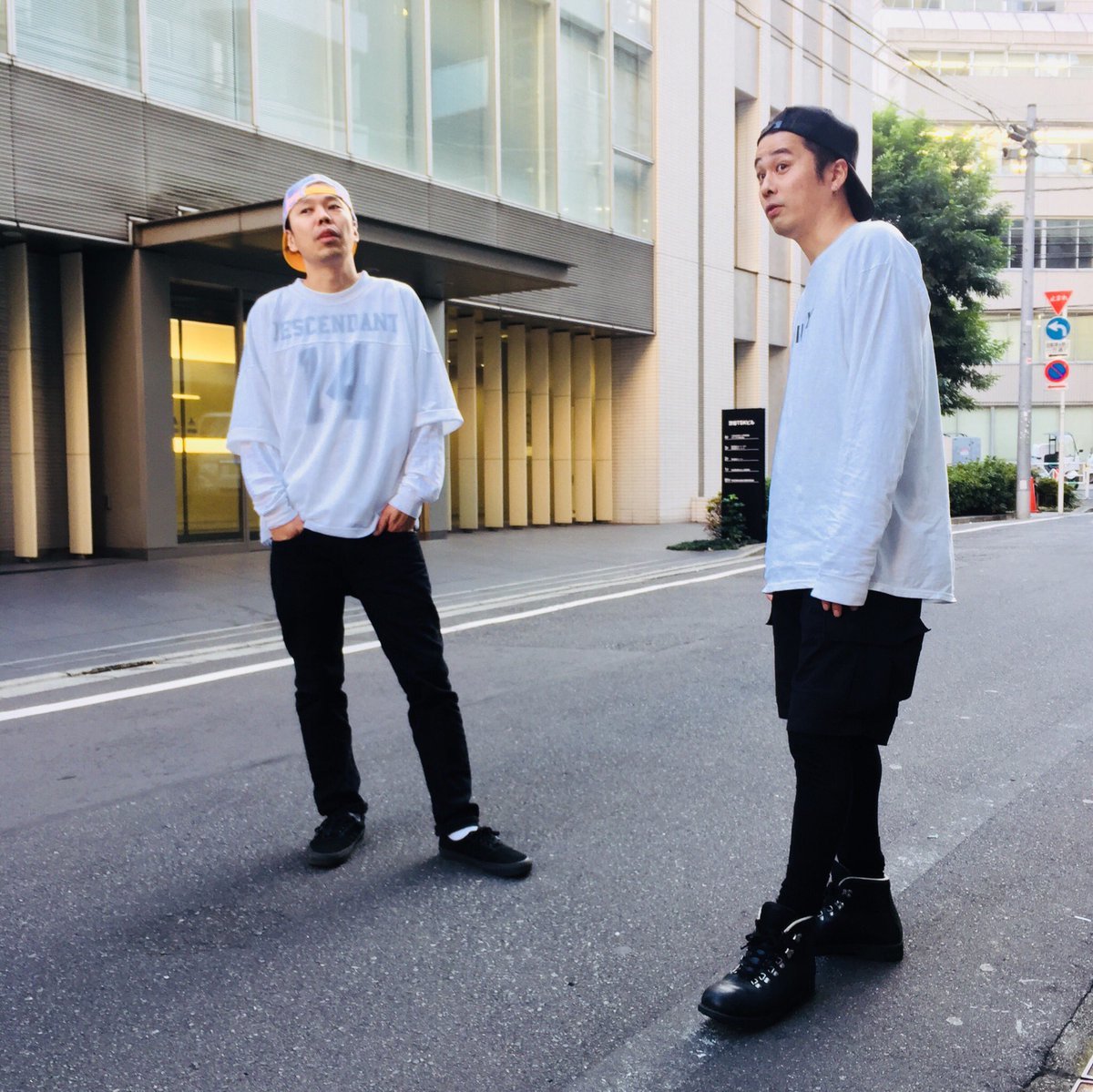 定価以下 正規品！descendant17aw SUBURBIA LAYERED FOOTBALL TEE Black 3番 TET着 レイヤードメッシュ 西山