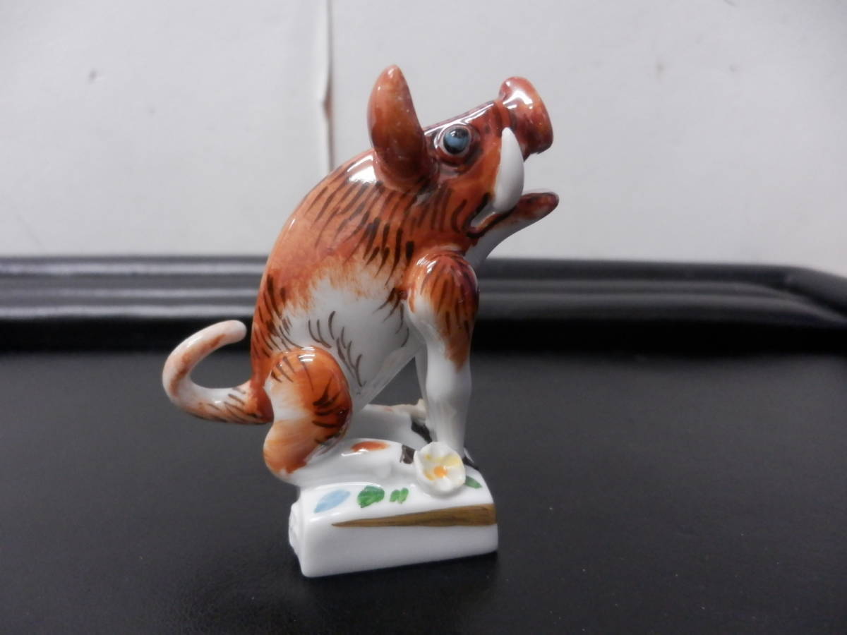 亥年 いのしし 猪 マイセン MEISSEN 干支 干支シリーズ 置物 フィギュ