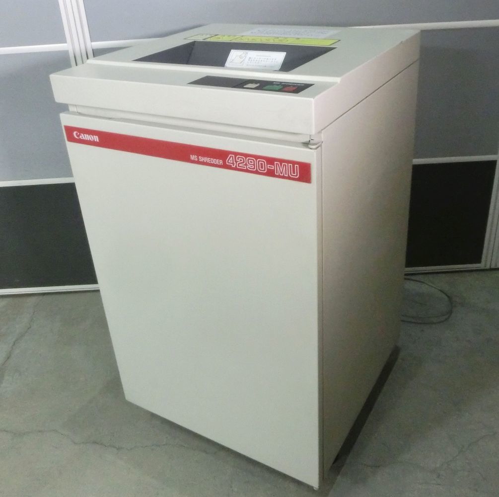 MSシュレッダー キャノン⁄Canon 中古 Canon シュレッダー 明光商会