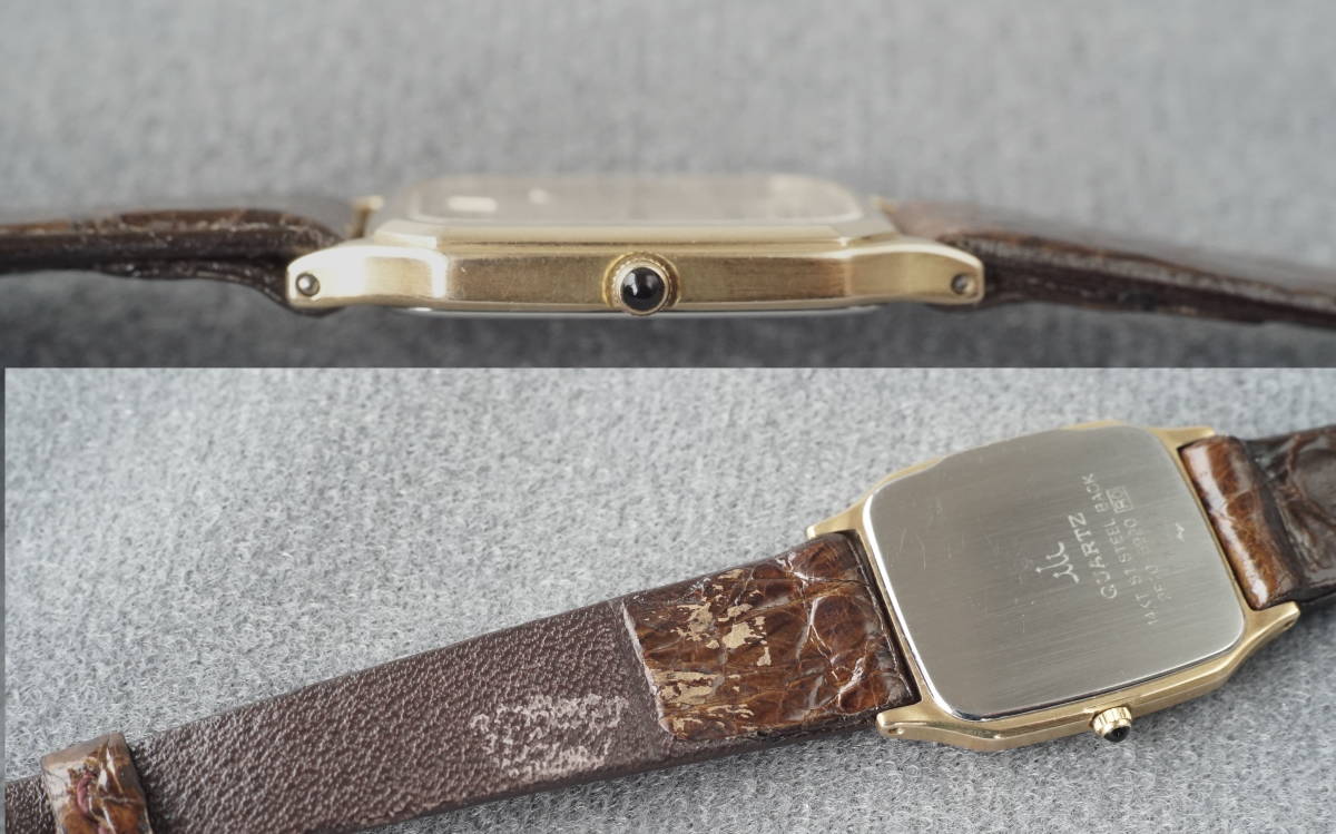 SEIKO セイコー CREDOR クレドール 14金 14KT / ST. STEEL BACK ワニ革 
