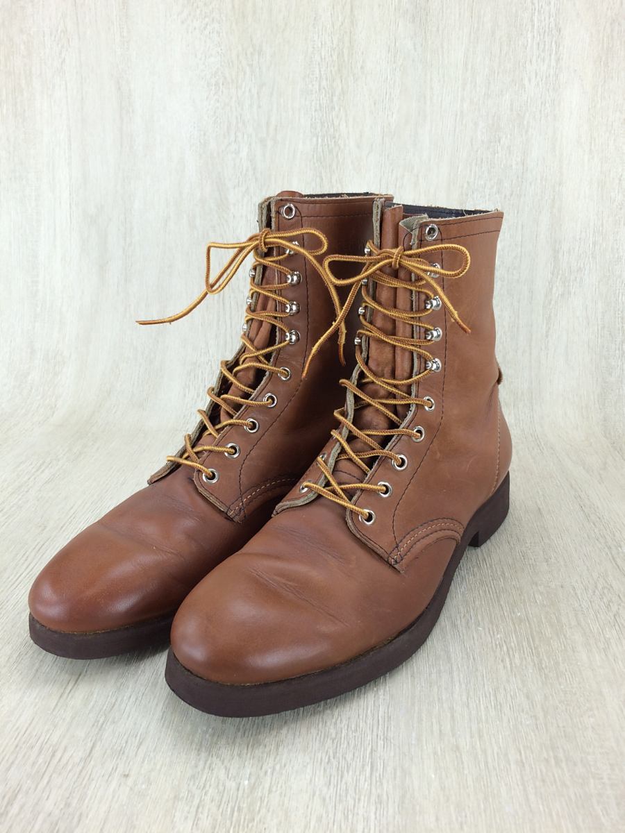 RED WING◇レースアップブーツ⁄US10.5⁄BRW⁄レザー RED WING(レッド
