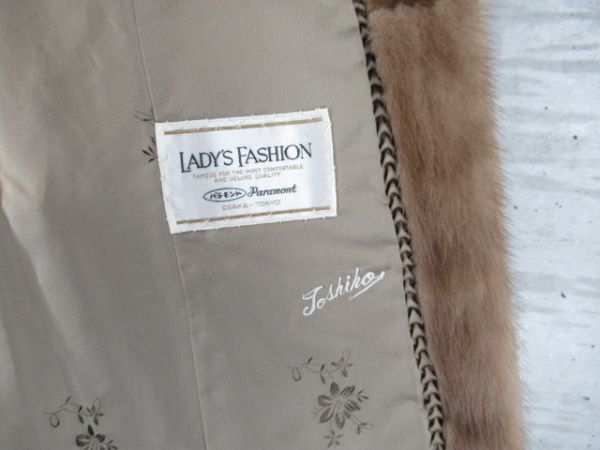 G3140b25◇最高級◇本毛皮◇Paramonto パラモント MINK ミンクファー