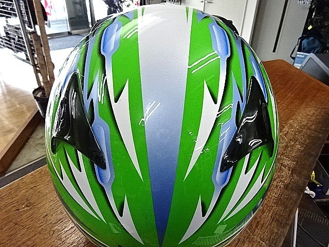 Araiのヘルメット アストロTRカワサキグリーン 57.58CM ZRX1200 