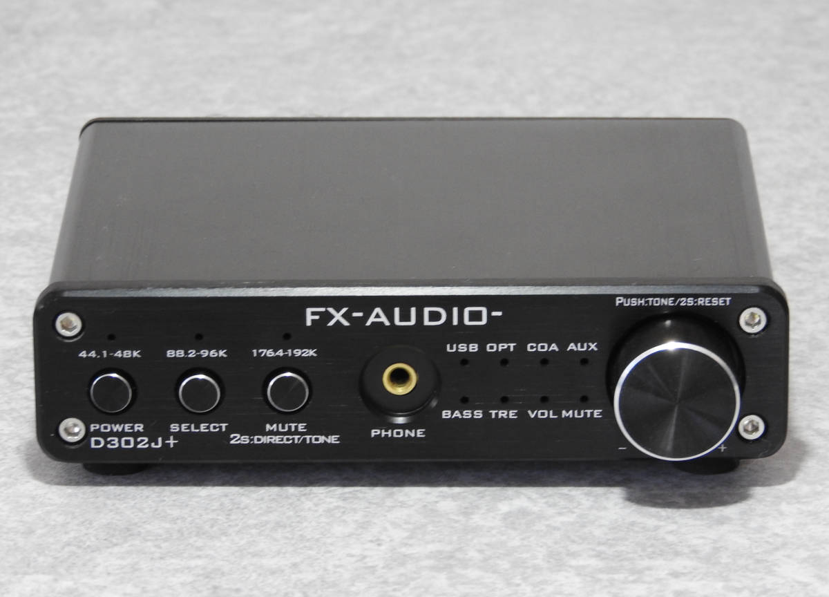 FX-AUDIO FX-AUDIO- D302J+ 電源アダプター付き DAC搭載プリメイン