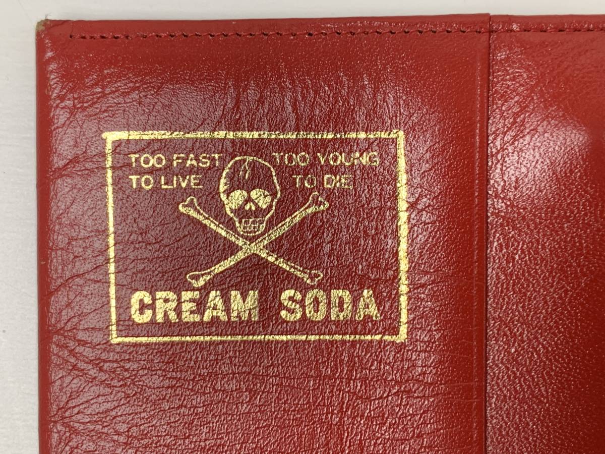 クリームソーダ SODA 長財布 CREAM 当時物 赤 レッド 金タグ 財布 更に 