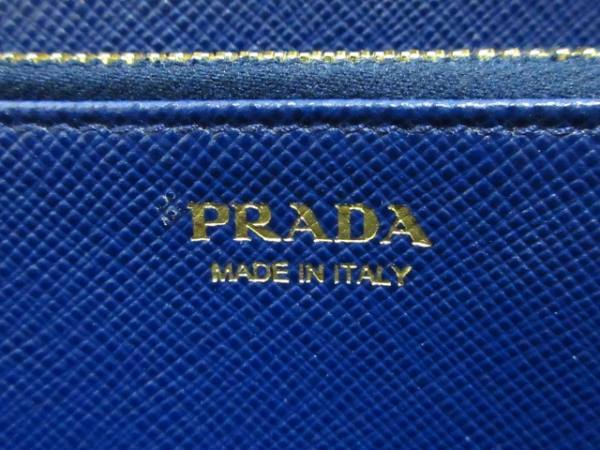 プラダ PRADA 長財布 1ML506 - サフィアーノメタル(レザー) ネイビー