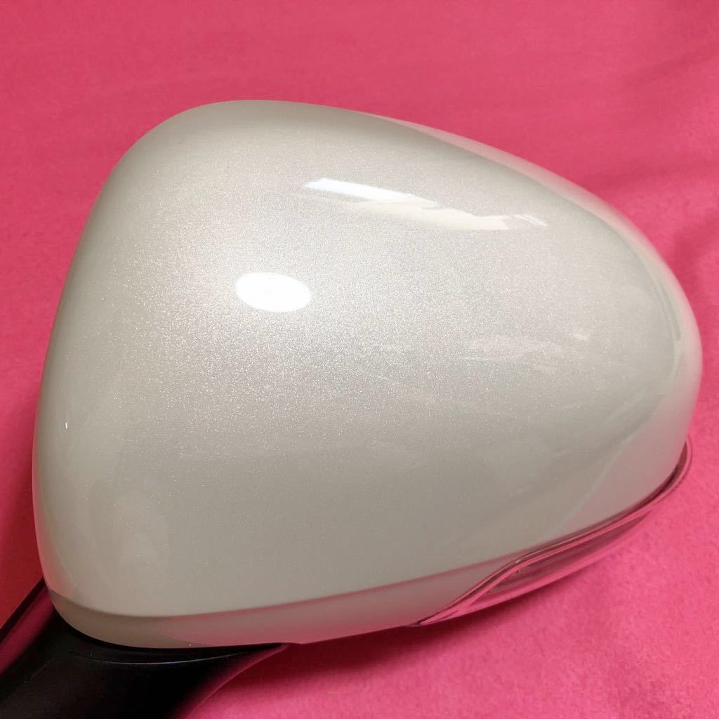 プリウスα ZVW40 ZVW41 純正 ドアミラー 左 ホワイトパール 7ピン 87940-47260_2