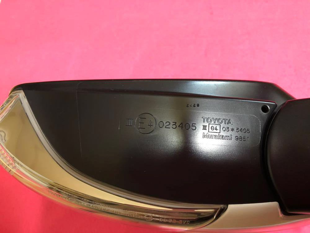 プリウスα ZVW40 ZVW41 純正 ドアミラー 左 ホワイトパール 7ピン 87940-47260_4