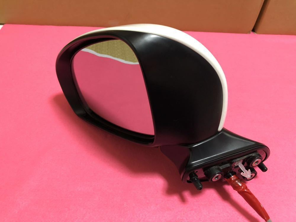 プリウスα ZVW40 ZVW41 純正 ドアミラー 左 ホワイトパール 7ピン 87940-47260_5