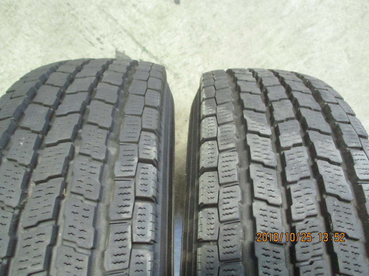 ☆ ボンゴ 低床リアダブル用 スタッドレスタイヤ 4本！ 155/80R12 88 