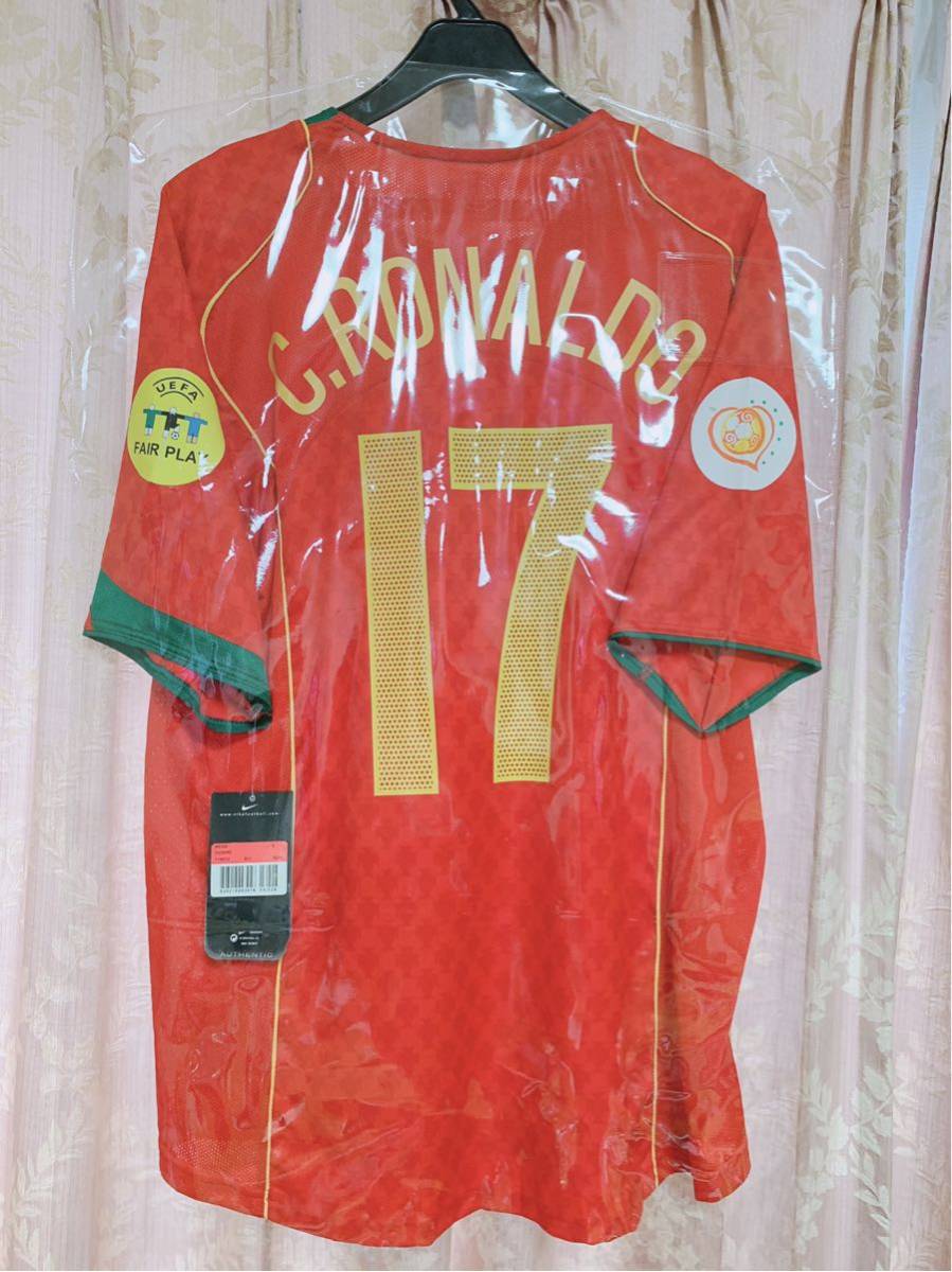 定番，高品質 正規品 ポルトガル代表04 H #17 Ｃ ロナウド EURO2004 決勝フル仕様 タグ付 レアルユベントスマンチェスター(ポルトガル)｜売買されたオークション情報、yahooの商品情報をアーカイブ公開 - オー ユニフォーム