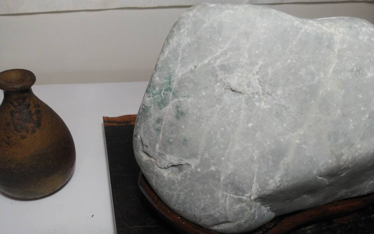 株式会社 10.5◇櫟◇ 中国古玩 霊壁石 37cm 10kg 唐木台付 飾石 株式会社 10.5◇櫟◇ 中国古玩 霊壁石 37cm 10kg 唐木台付 飾石