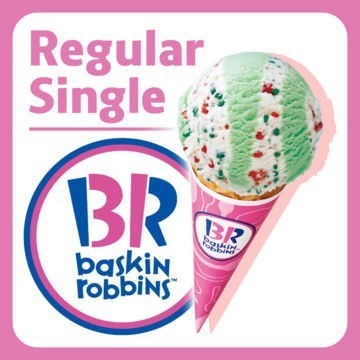 サーティワン アイスクリーム レギュラーシングル 1個 電子クーポン 引換券 無料券 ギフト券 送料無料 即決 Tポイント消化 認証なし 7/31迄_1