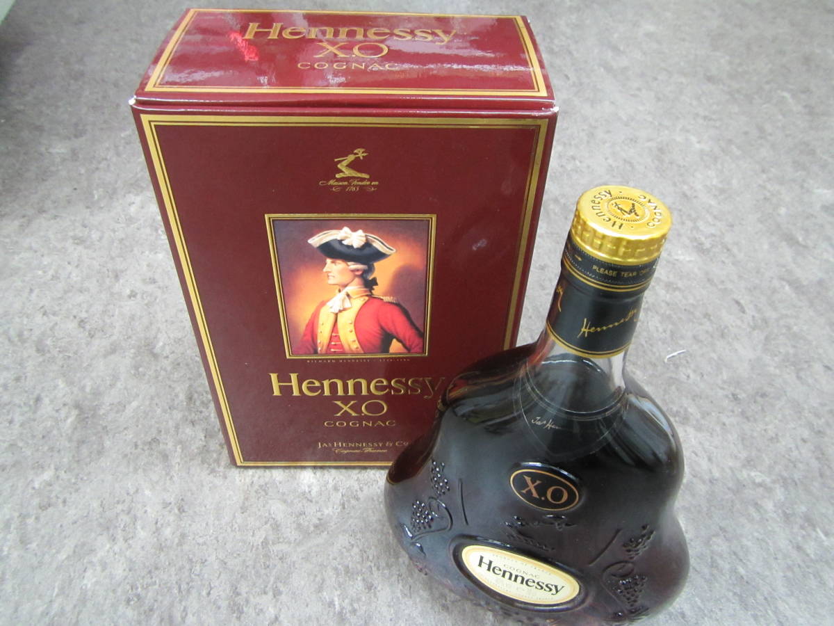 Hennessy X.O 未開栓 ヘネシー 古酒 XO ブランデー 金キャップ COGNAC 