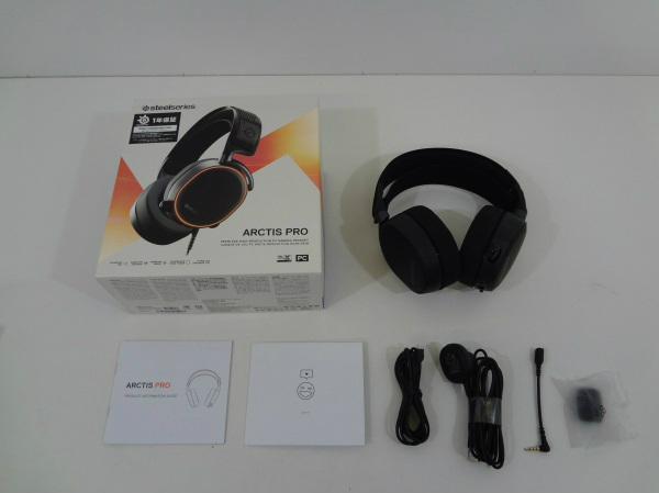 1スタ 1円～ SteelSeries Arctis Pro 61486 検索： ゲーミングヘッドセット 菅100