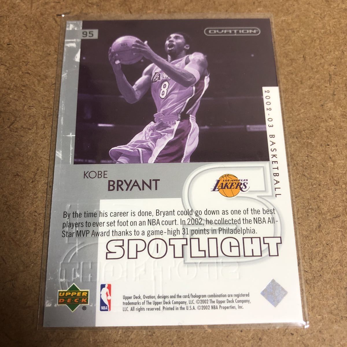 NBA コービー Bryant Kobe コービー・ブライアント トレーディング