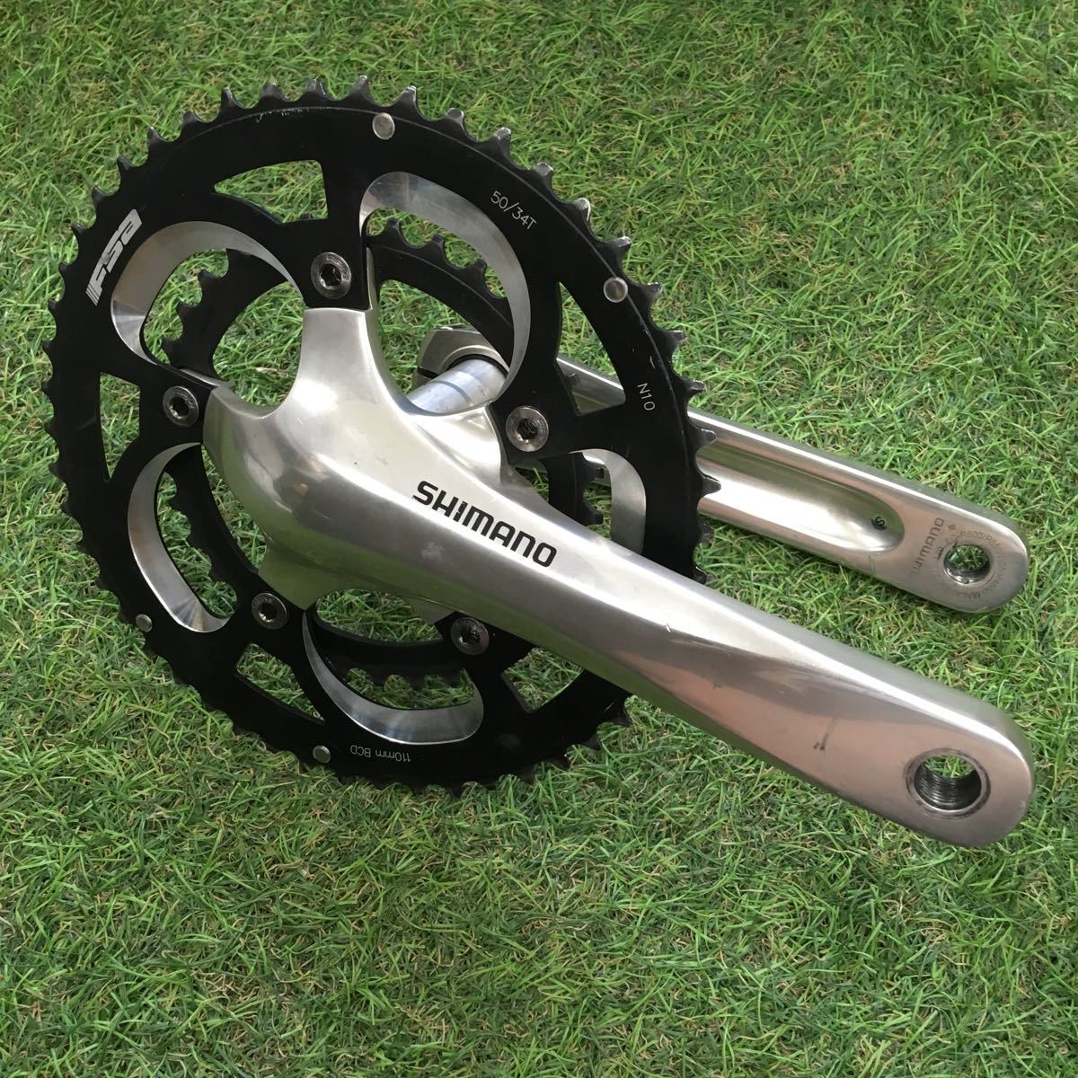 Y QA2372 Shimano シマノ FSA クランク FC-R600 50/34T N10 ギア 