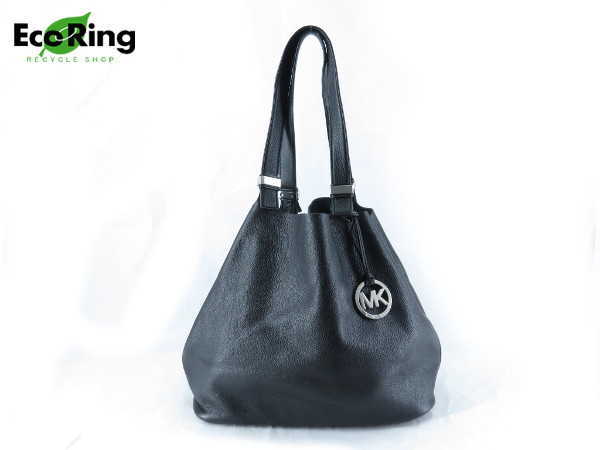 1円 マイケルコース レザー トートバッグ ブラック EB082