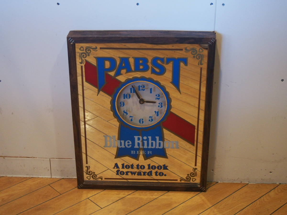 Pabst Blue Ribbon パブミラー パブストブルーリボン 1980